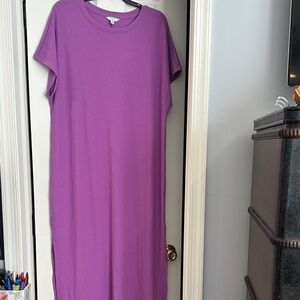 Time and Tru Women's Purple Maxi Dress